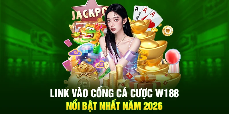 Link vào cổng cá cược W188 nổi bật nhất năm 2026